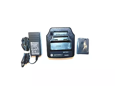 Motorola Minitor V Charger Base Cord & New Battery RLN5703C RLN5707 • $40