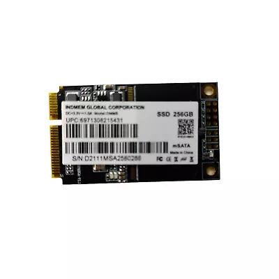 INDMEM MSATA SSD 256GB Internal Mini SATA III SSD Micro-SATA TLC 3D NAND • $24.99