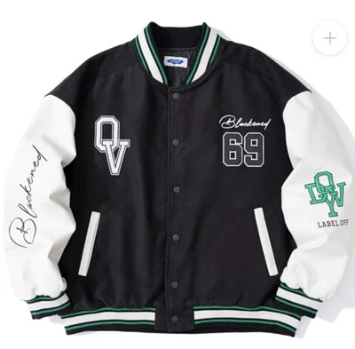 £30 • Buy Blackened Style College Varsity Jacket