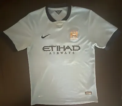 MANCHESTER CITY 2014 2015 HOME FOOTBALL SHIRT SOCCER JERSEY NIKE See Pics • $32.98