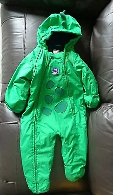 £29.99 • Buy Jojo Maman Bebe Dinosaur Puddlesuit Snowsuit  All In One Boys 9 -12 Months