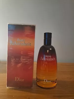 Dior Fahrenheit Aqua Edt -125ml -DISCONTINUED Vintage Very First Batch 1Q03 2011 • £124