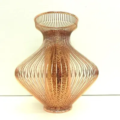 £124.74 • Buy Japanese Bronze Flower Vase Kaki Ikebana Antique