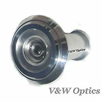 290 Degree Wide Angle Peephole Door Viewer Scope Silver Metal  • $11.49