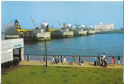 London Postcard - The Thames Barrier Charlton   2300 • £2.10