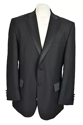 JEFF BANKS Black Suit Size 42 Reg Mens Trousers Size W38In Outdoors Outerwear • $58.89