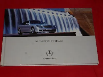 Mercedes W220 S-Class S 320 CDI-S 55 AMG Hardcover Brochure 2002 • $10.69