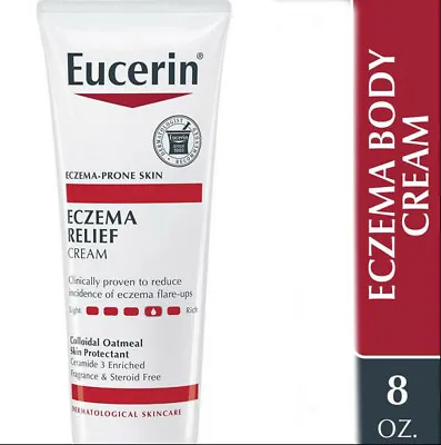 Eucerin Skin Calming Daily Moisturizing Eczema Relief Creme Get A  Pack Of 1~4 • $12.99