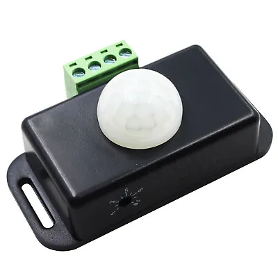 Outdoor DC12V-24V Infrared PIR Motion Sensor Detector Wall Light Switch For LED • $4.50