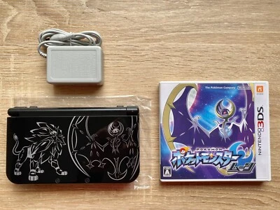 $295 • Buy Nintendo New 3DS LL Pokemon Solgaleo Lunala Black Sun And Moon Edition Console
