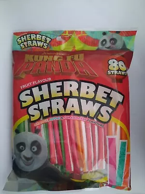 £4.08 • Buy 80 X KUNG FU PANDA Sherbet Straws Sweets Dreamworks   Sweets NEW