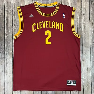 Cleveland Cavaliers Kyrie Irving #2 Adidas Jersey XL Mens Adult Red NBA • $34.95