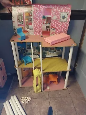 Vintage 1977 Mattel Barbie Townhouse 3 Story  Missing Pieces Check Description  • $59