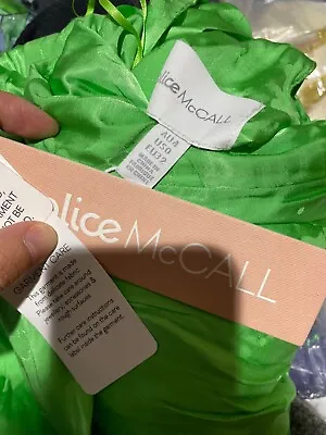 $90 • Buy Bnwt Alice Mccall Green Apple Memory Lane Jumpsuit - Size 4 Au/0 Us (rrp $450)