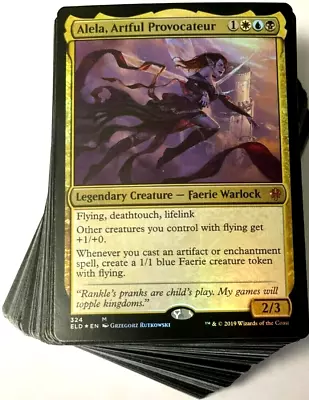 ***Custom Commander Deck*** Alela Artful Provocateur- Faerie Tokens- EDH MTG • $47.44