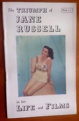 THE TRIUMPH OF JANE RUSSELL Vintage Fan Magazine (Inc The Outlaw) • £2.99
