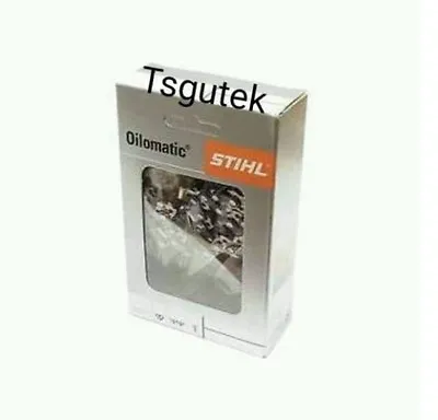 GENUINE STIHL 63PM3 CHAINSAW CHAIN / BLADE FOR STIHL MS181 14  1.3mm 3/8  .050 . • £18.49