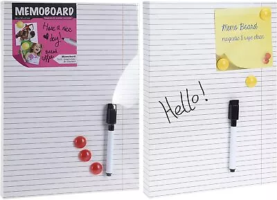 Kid's Memo Drawing Board Mini 5Pcs Magnetic Dry Erase Small And Lightweight Kids • £6.95