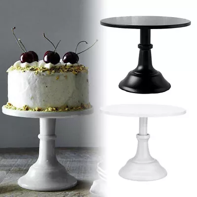 Round Cake Stand Pedestal Cake Dessert Holder Wedding Party Display Tools 25cm • £11.15