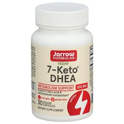 Jarrow Formulas Inc. 7-Keto Dhea 100 Mg 30 Veg Caps • $20.08