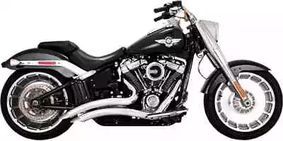 Brand New Genuine Vance & Hines Chrome Big Radius Exhaust-26075 #1800-2262 • $449.95