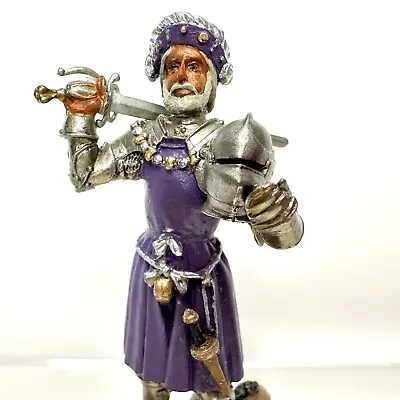 European Medieval Castle Knight Metal Figure Toy Sword Dagger Needs To Be Glued • $14.95