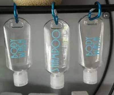 £1.99 • Buy 50ml Travel Bottle Shampoo/conditioner/bodywash Bottles Airports/planes/camping