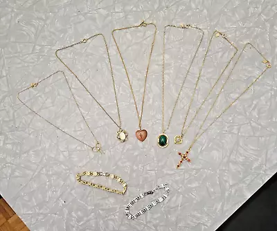 Vintage Estate Sarah Coventry Jewelry Lot Of 8 Necklaces Pendants Bracelets • $36