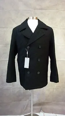 Marc New York By Andrew Marc Men's Wool Blend Double Breasted Peacoat Size M • $124.99