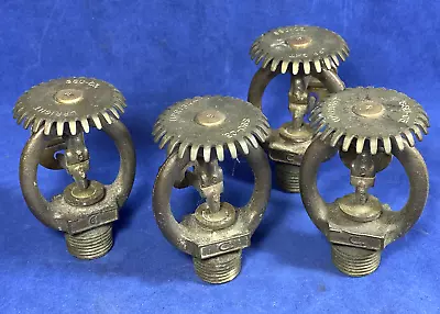 4 Vintage Brass Sprinkler Heads ~ Reliable  C  ~ No Damage Clean Threads 13/16 • $36