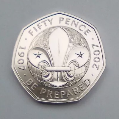 Fifty Pence 50p Coin 2019 Scouts Brilliant Uncirculated • £9