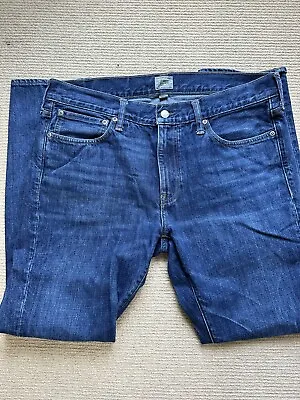 J.Crew Mens Style 484 Blue Jeans 36x32 Brand New! • $14.99