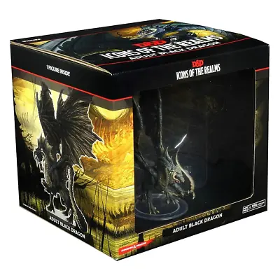 $120.85 • Buy D&D Icons Of The Realms Adult Black Dragon Premium Figure