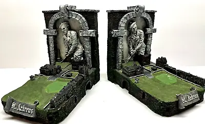 St. Andrews Golf Large Heavy Resin Bookends • $80