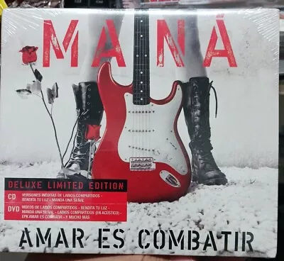 Maná - Amar Es Combatir (Deluxe Limited Edition) (CD+DVD Set) (CD 2007)Sealed • $49.90