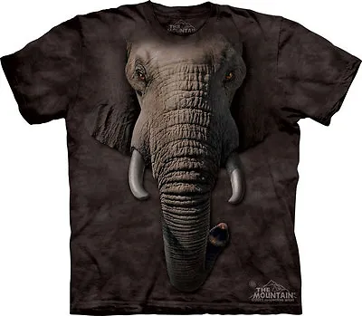 £27.99 • Buy ELEPHANT FACE The Mountain T Shirt Wildlife Unisex