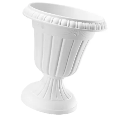  White Plastic Wedding Road Lead Flower Pot Stocking Hooks For Mantle Urn Plant • £17.69