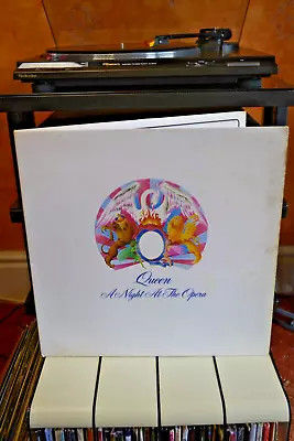 Queen “A Night At The Opera” 1975 UK 1st Press BLAIRS - 12 Inch Vinyl LP  G+/VG • £29.97