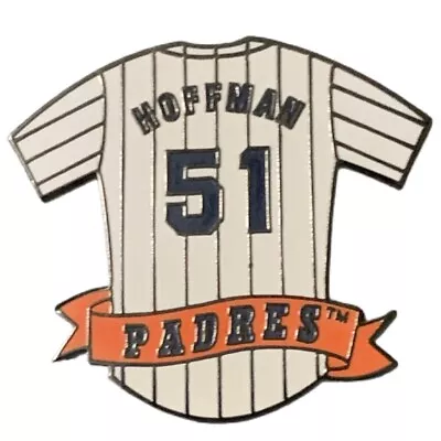 Vintage 1998 MLB San Diego Padres Trevor Hoffman #51 Jersey Souvenir Pin • $9.99