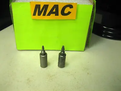 MAC    1/4 Drive   TP10(MTP10) AND T15(MT15S)  Torx  Bits (2 PIECES)    USA • $11.99