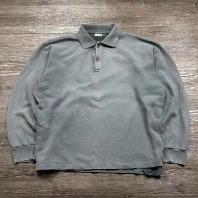Vintage CP Company Sweatshirt Navy 90s Italy Massimo Osti Collared Large L • £100