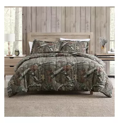 Mossy Oak Infinity 3 Piece King Size Comforter Set Camouflage Camo Reversible • $159.98