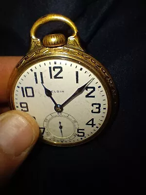 VINTAGE Elgin Pocket Watch 16s  21 Jewels • $35