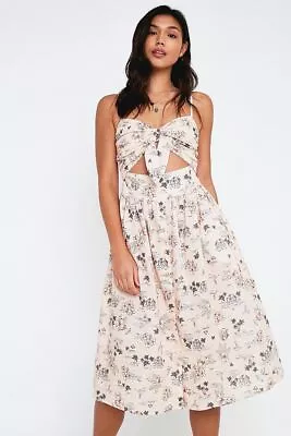 Urban Outfitters MINKPINK Tropical Tides Midi Dress Peach PinkBNWT RRP £85 • £6.99