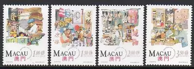 MACAO MNH 1994 SG848-51 Traditional Chinese Shops • $3.11