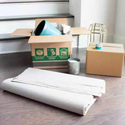 Packing Paper Unprinted For Moving And Shipping - 500 Sheets -30 Lbs.- 24” X 36” • $36.96