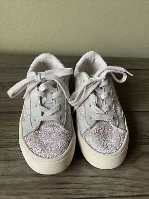 Zara Girl’s Glitter Plimsolls Sneakers Girls Size 31 • $10