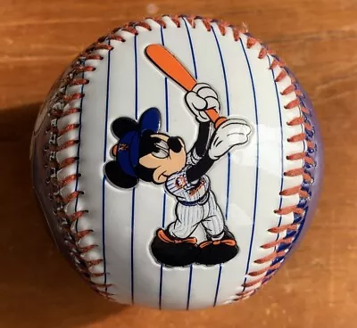 NEW YORK Mets DISNEY MICKEY MOUSE BASEBALL BALL 2006 MLB MLBP 2006 Hard Stitched • £70