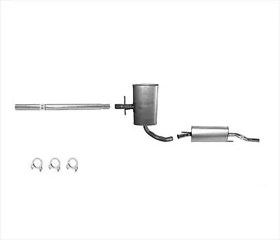 Muffler Exhaust System For Volkswagen Cabrio 2.0L 1995-2002 • $240