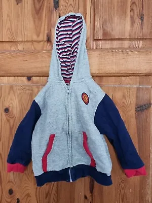 Man Utd Official Merchandise Baby Toddler Hoodie/sweater/Jumper 12-18 Months GC • £8.50